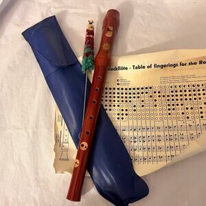 VINTAGE Venus Wooden Recorder Flute Instrument - Made in GDR, East Germany